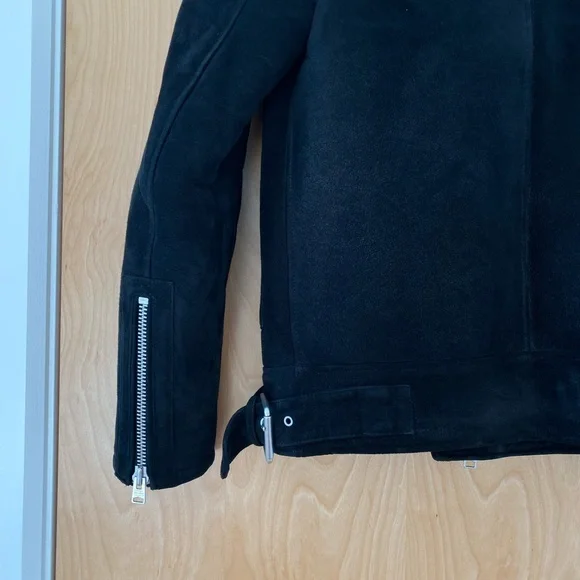 AllSaints Men's Shearling Jacket - Picture 8 of 8